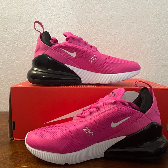 Nike Air Max 270 GS 'Laser Fuchsia' 943345-602 Size 3.5Y Women's Size 5 - Picture 2 of 7